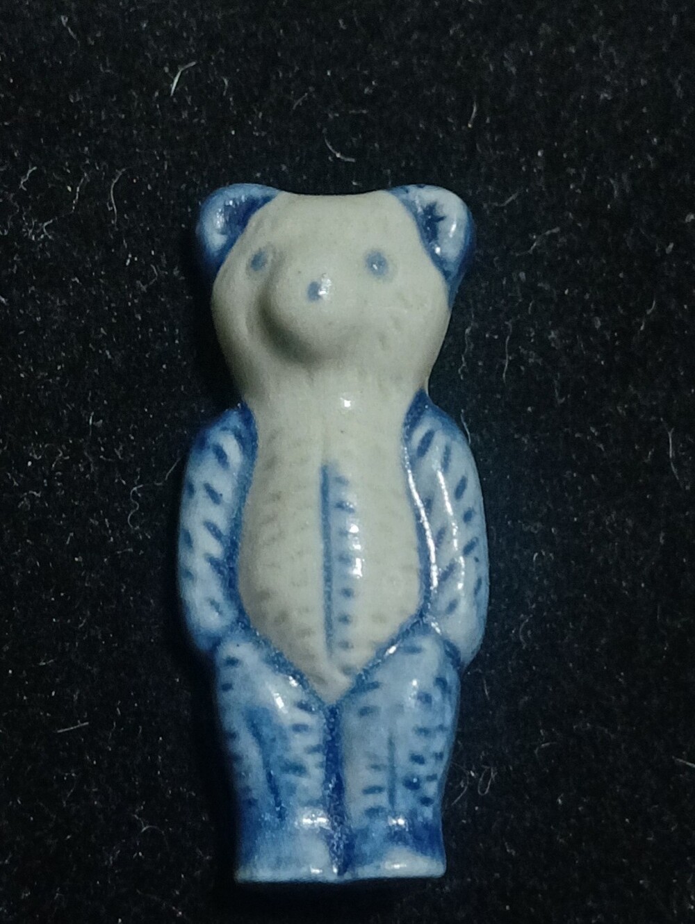 Pottery Bear Brooch Handmade